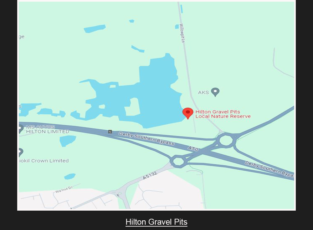 Map of Hilton Gravel Pits